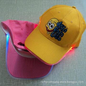 Baseball Cap for Children, with LED Light